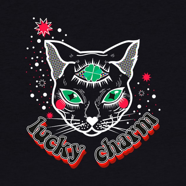 Black Cat Lucky Charm by rachelaranha